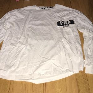 PINK White Long Sleeve T